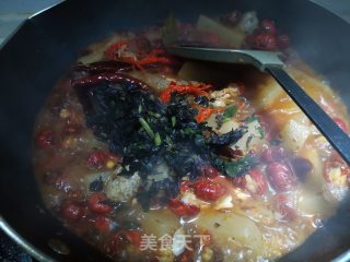 花甲魔芋烧虾尾步骤10 花甲魔芋烧虾尾步骤10