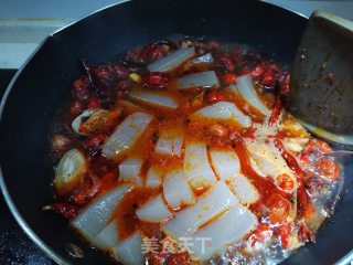 花甲魔芋烧虾尾步骤8 花甲魔芋烧虾尾步骤8