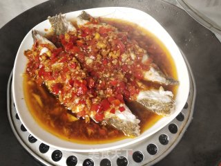 剁椒比目鱼步骤8