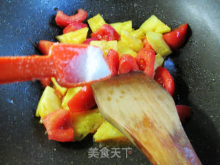 菠萝炒番茄步骤4