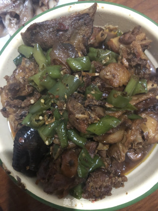 青椒烧鸡步骤6