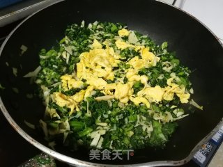 芥菜春笋炒蛋步骤7