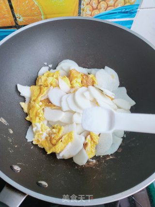 醋溜山药鸡蛋步骤8