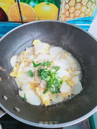 醋溜山药鸡蛋步骤11