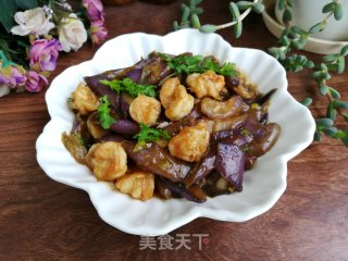 鱼香虾球茄子步骤11