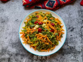 蒜瓣辣椒炒胡萝卜面条菜步骤17