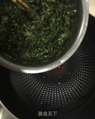 艾叶炒蛋步骤6