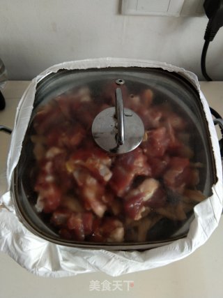 萝卜干蒸排骨！步骤5