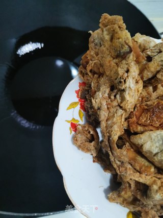 油炸子炒西兰花步骤2