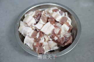 五花肉炖春笋步骤4