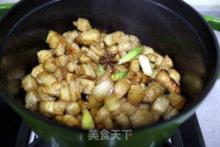 五花肉炖春笋步骤8