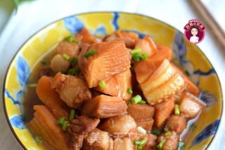 五花肉炖春笋步骤11