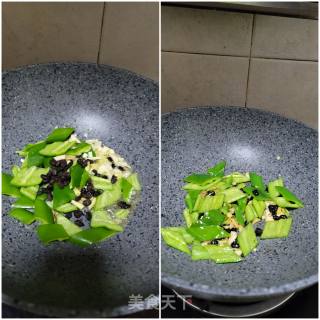 青椒豆鼓炒黄花鱼步骤6