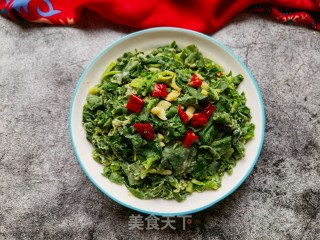 蒜蓉辣椒炒菠菜步骤16