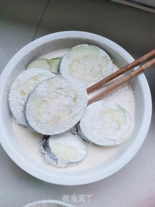 椒盐茄盒步骤11