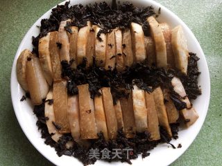 梅干菜芋头扣肉步骤16