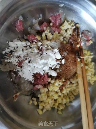 香煎笋虾肉饼步骤6