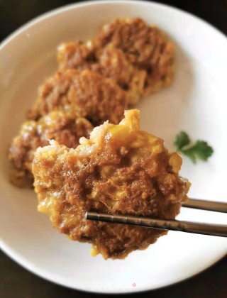 香煎笋虾肉饼步骤10