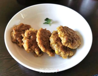 香煎笋虾肉饼步骤9