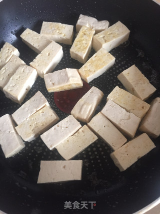 荞头煎豆腐步骤6