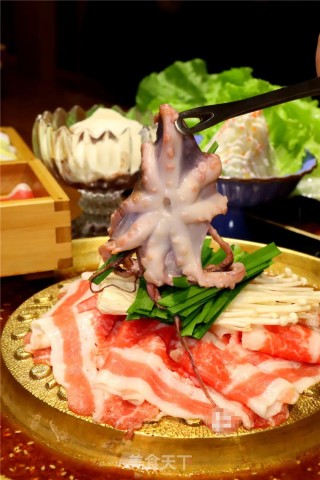 章鱼水煎肉的家庭制作方法步骤1