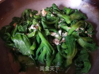 冬菜炒冰菜步骤8