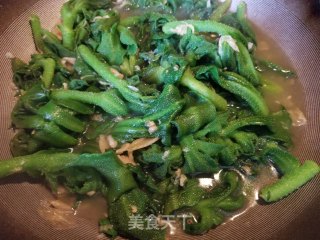 冬菜炒冰菜步骤9