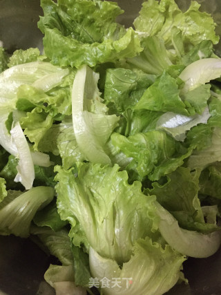 白灼玻璃生菜步骤1