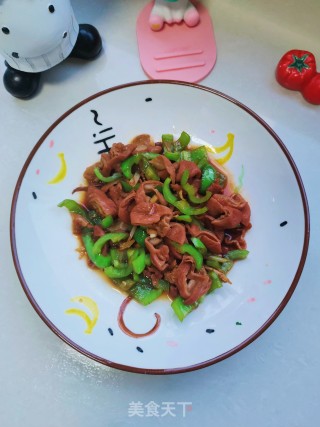 辣椒炒肥肠步骤12