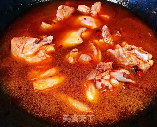 杏鲍菇土豆胡萝卜炖鸡腿步骤8