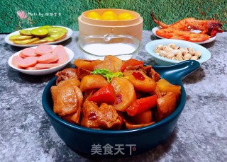 杏鲍菇土豆胡萝卜炖鸡腿步骤14