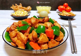 青椒胡萝卜炒鸡丁步骤15