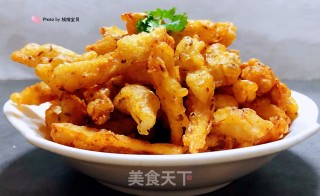 酥炸杏鲍菇步骤12