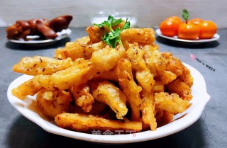 酥炸杏鲍菇步骤14