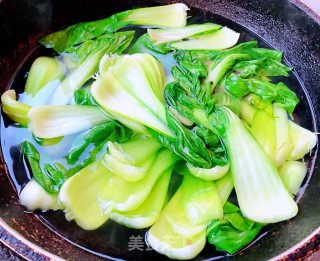 素炒香菇油菜步骤2
