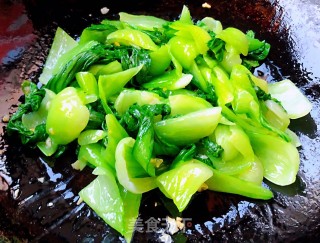 素炒香菇油菜步骤7