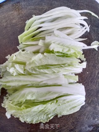 素炒白菜豆腐步骤2