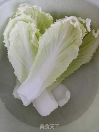 素炒白菜豆腐步骤1