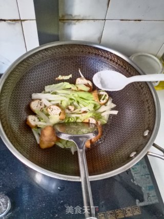 素炒白菜豆腐步骤8