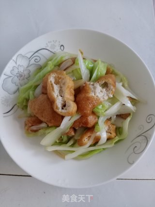 素炒白菜豆腐步骤9