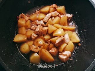 土豆烧鸡胸肉步骤7