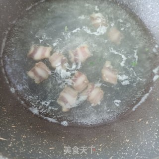 腊肉炒菠菜杆步骤8