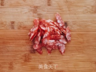 萝卜蒸腊肠步骤2