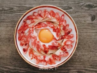 萝卜蒸腊肠步骤6
