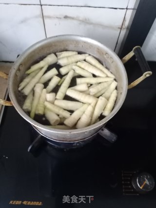 麻笋炒腊肉步骤2