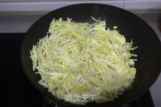 鸡蛋韭菜炒春笋步骤9