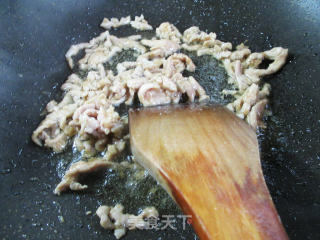 肉丝笋丝炒香锅豆腐步骤9