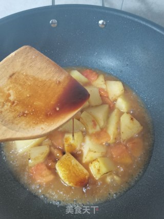 西红柿焖土豆步骤21
