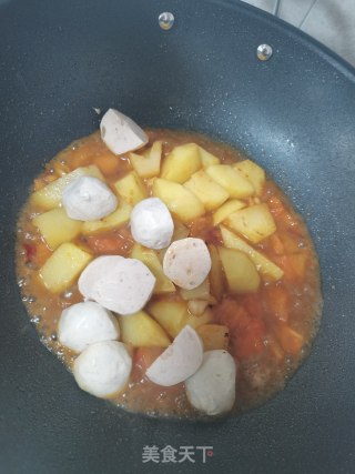 西红柿焖土豆步骤23
