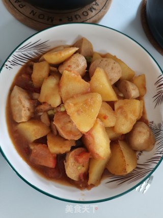 西红柿焖土豆步骤31